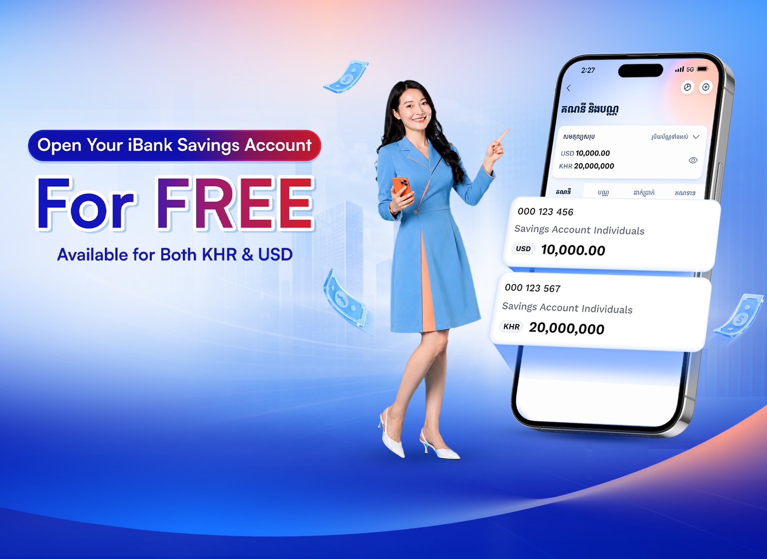 Open Your iBank Savings Account for FREE